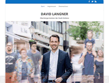 Tablet Screenshot of davidlangner.de